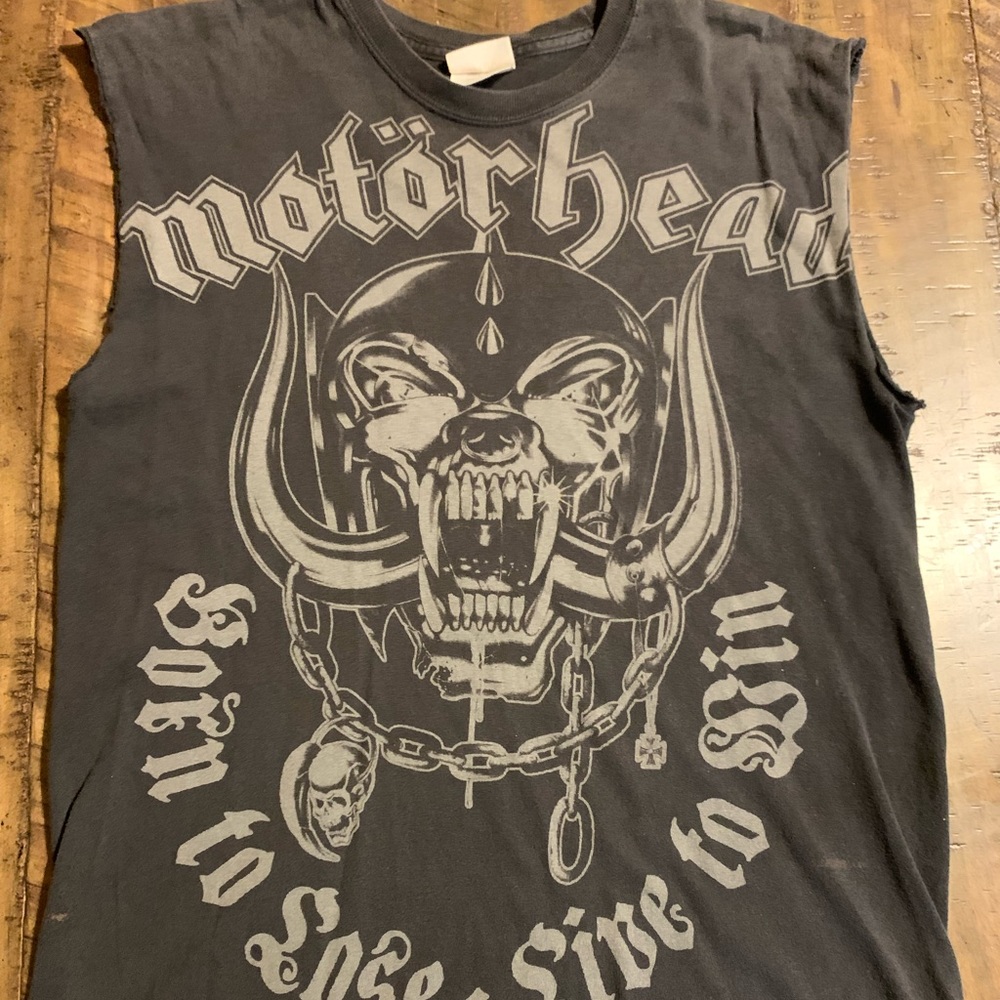 Vintage 1990s Motörhead Sleeveless Geaphic Tee Size Medium